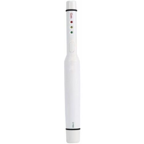 Indicateur de fuite de gaz, indicateur portatif Fuite de gaz naturel méthane propane butane alarme détecteur testeur de détecteur blanc, 220X30X30mm (1/5)