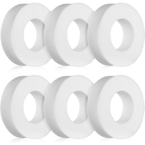 6pcs Anneau d'escalade pour Nettoyeur de Piscine Compatible avec Dolphin Maytronics Le Robot Nettoyeur de Piscine, Blanc Anneaux Roues pour Dolphin M200 M400 M500 Nautilus/CC Plus DX3/DX (1/5)
