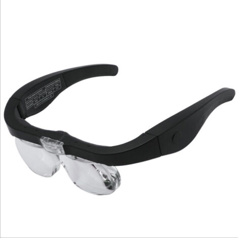 Lunette Loupe avec LED, Bijoutier, Couture, et Bricolage (1.5X 2.5X 3.5X 5X) (1/4)