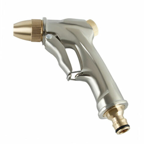 Pistolet A Haute Pression Voiture Lavage Pistolet A Eau Outil De Nettoyage Accessoires Auto Tuyau D'Arrosage Buse Pulverisation D'Eau, Court (1/5)