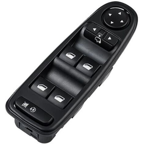 Commande de vitre C4 Picasso rétroviseur avant et arrière gauche 6554.YH Citroen C4 Grand Picasso bouton de lève-vitre interrupteur (1/5)