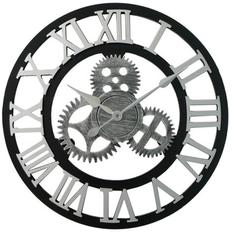 Horloge De Table Industrielle Vintage - Style Lanterne - Rétro Shabby Chic