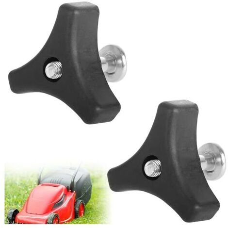 Boulon de Rechange pour Tondeuse à Gazon, Poignée Universelle de Tondeuse à Gazon, Poignée de Tondeuse à Gazon, 2 Pièces Tondeuse à Gazon Triangle Poignée, Outil pour Tondeuse à Gazon Ma (1/5)