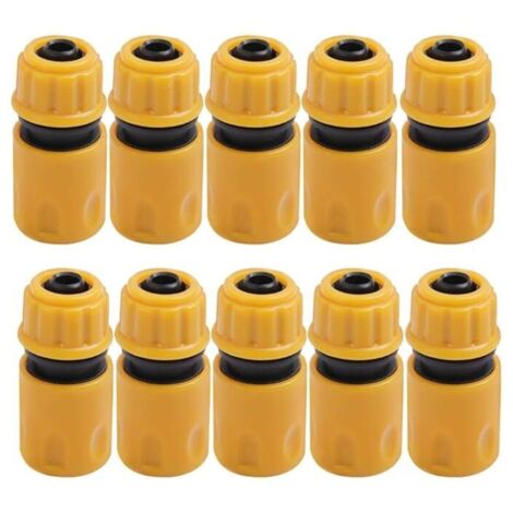10 pièces buses de tuyau d'arrosage, buses de tuyau d'arrosage, accessoires d'arrosage rapide de jardin en plastique, accessoires d'arrosage, buses d'arrosage, accessoires de tuyau, acces (1/5)