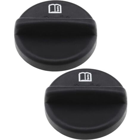 Bouchon de remplissage d'huile moteur de voiture 2 pièces 55566555 Compatible avec Astra J Corsa E Cascada Insignia A Zafifa C bouchon de réservoir d'huile de voiture (1/5)