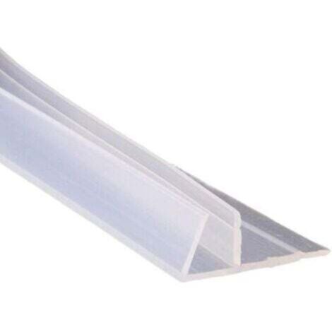 Joint de Porte de Bain Paroi de Douche Joint de Fenêtre Incurvé Forme Droite ou Caoutchouc Verre Bas Météo 8mm 78" F Forme Écart 0 à 20 mm（100cm）
