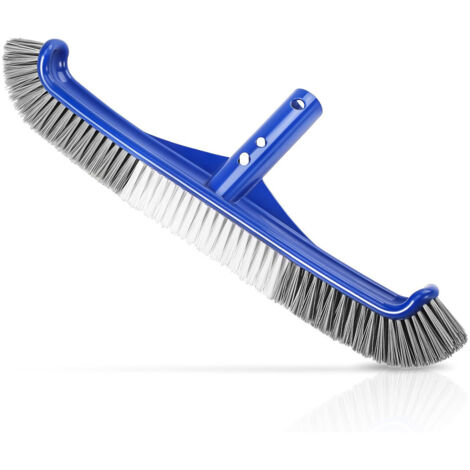 Tête de brosse pour piscine, brosse de piscine de 17,5 pouces, pour le nettoyage des parois de piscine, tête de brosse robuste avec bords incurvés. (1/5)