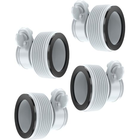 Adaptateurs filetés pour tuyau de piscine pour raccords de 1,5 pouce et 1,25 pouce (paquet de 4) (1/5)