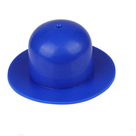 Un lot de 10 bouchons de rechange pour piscine - courts et bleus - pour le fond des piscines - compatibles avec différents types de piscines. (1/5)