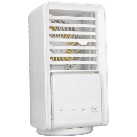 Mini climatiseur Portable, refroidisseur d'air d'extérieur, ventilateur de charge USB, tête oscillante gauche droite (1/5)
