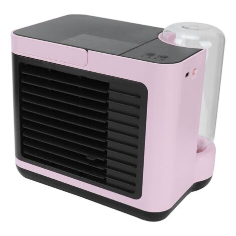 Mini climatiseur de bureau avec veilleuse, ventilateur de purification à ions négatifs, chargement USB, pour HomePink (1/5)