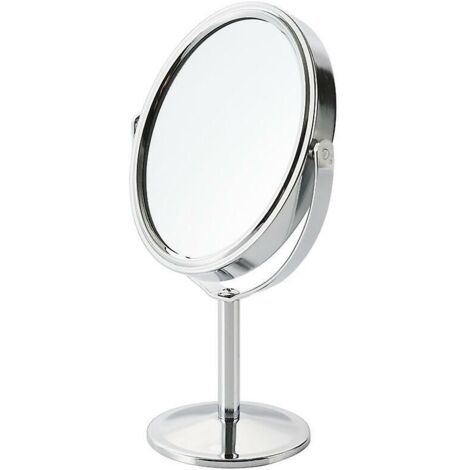 Miroir grossissant pivotant à 360 degrés, miroir de courtoisie avec support et base amovible-8pouce (1/5)
