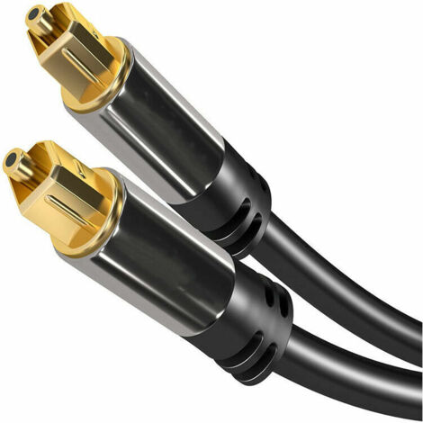 Câble audio numérique optique 10m / câble TOSLINK (TOSLINK vers TOSLINK, câble fibre optique pour home cinéma, PS4, Xbox) Série Pro  Câble et adaptateur pour vidéosurveillance