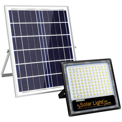 100W LED Projecteur Solaire Solaire Jardin Extérieur Projecteur Plastique Modèle Ménage Nouvelle Campagne Super Lumineux Induction Étanche Lumière 1 Paquet (1/5)