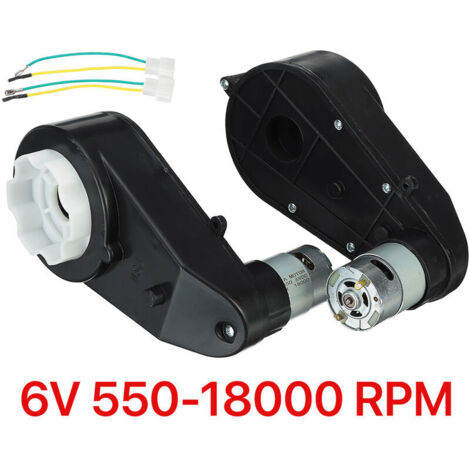 1 paire 6V 550 18000 tr/min boite de vitesse de mot électrique (1/5)