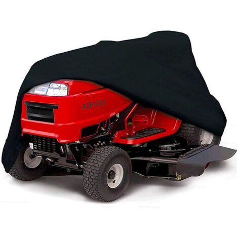 Housse De Tondeuse À Gazon Housse De Tondeuse À Gazon Étanche Housse De Tracteur Housse Anti-Poussière Universelle En Polyester Oxford 210D (Couleur : Noir (72 X 54 X 46 Pouces))
