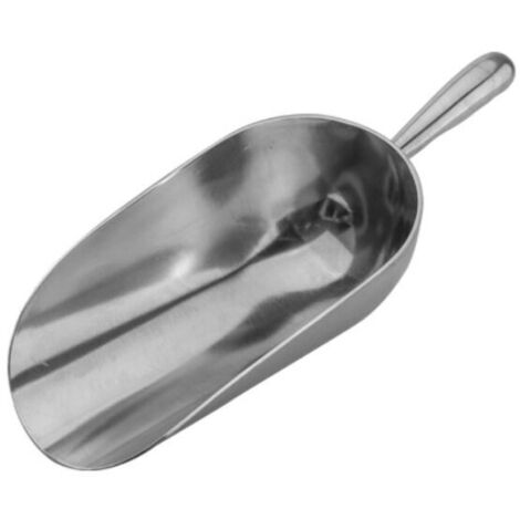 Cuillère en aluminium 32 cm Pelle à glace en aluminium de haute qualité Pelle à farine Pelle à riz Pelle à matières premières Pelle à sol Pelle polyvalente