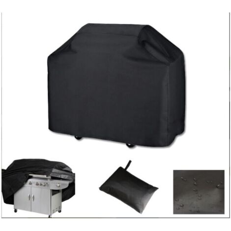 Housse de gril Housse de gril à gaz Housse de barbecue étanche à la pluie Housse de protection Housse de gril antipoussière Bâche Grill Guard (150 100 125cm) - Noir A (1/5)