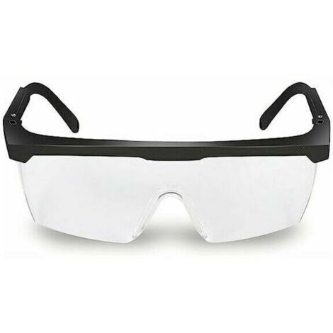 Lunettes de sécurité, lunettes de protection transparentes, protection de la science des lunettes transparentes anti-poussière de vélo pour laboratoire chimique de la poussière, du vent et des yeux. S (1/5)
