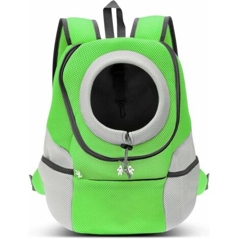 Sac à Dos pour Chien Portable et Confortable Sac de Transport Animaux Chien Réglable Voyages Randonnée Sac à Dos pour Animaux Chat Petit Chien Sac à Bandoulière (1/5)