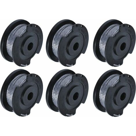 F016800569 Bobine et fil Strimmer compatibles avec le remplacement Bos-ch EasyGrassCut,6 pièces (1/2)