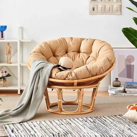 Swing Single Hanging Chair Cushion Coussin rond - 40X40cm, kaki, 1pc