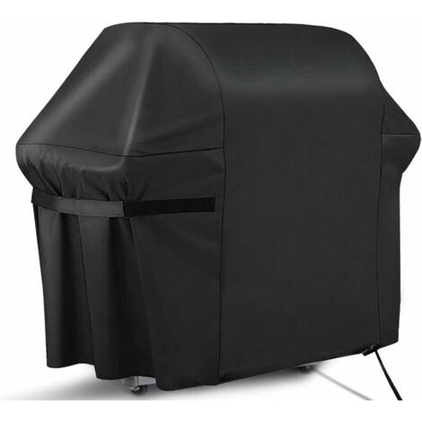 Housse pour Barbecue, Housse résistante pour Barbecue à gaz en 420D Tissu Oxford résistant aux poussières et imperméable,Couverture de Barbecue avec Sangles Autocollantes et Sac de Rangement(14761122c (1/4)