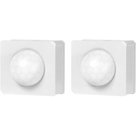 SNZB-03 Détecteur de Mouvement ZigBee 2Pcs, Détecteur de Mouvement sans Fil Permettant de Recevoir des Alertes ou de Déclencher des Lumières à Allumer, SONOFF Pont Zigbee requis, Piles incluses,SEMAke (1/4)