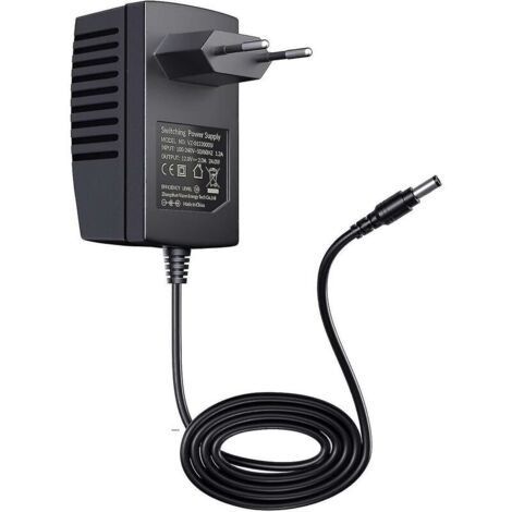 12V2A adaptateur secteur LED lampe de bureau décodeur audio commutateur d'orgue électronique alimentation universelle 1 paquet (1/5)