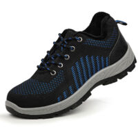 Mens Steel Toe Cap Trainers,Lightweight Non-Slip Safety Shoes,Breathable Cushioning Work Shoes,Anti Slip Puncture Resistant Steel Sole,Shock Absorbing,Water and Oil Repellant Safety Shoe-41