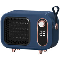 Chauffage D'appoint Economique, Radiateur Electrique Chauffage Soufflant 1000W-bleu