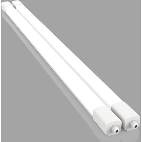 Amdelne LED Neon 120 cm LED 36 W 3600 LM Blanc chaud 4000 K Tube néon, IP65 blanc-2pcs