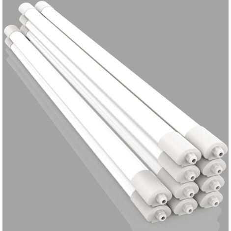 Amdelne 150 cm 45 W Bande lumineuse LED néon pour garage,4000 K 45 lm , Tubes LED pour bureaux, entrepôts, garages-10pcs