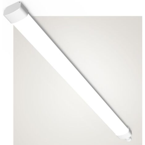 Antenlicht-Réglette LED étanche Blanc 120cm-36W 4000LM 4000K,IP65,110lm/W,Éco 60%,PC,Tube LED pour Bureau Garage Atelier Couloir Cave [Classe E]