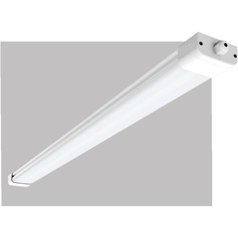 Antenlicht-Lot de 3 Réglette LED étanche Blanc 120cm-36W 3960LM 6000K,IP65,Éco 70%,PC,Tube LED pour Garage Atelier Entrepôt Couloir [Classe E]