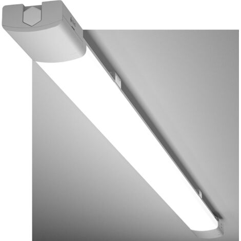 Modlicht Tube LED étanche Gris 150cm 45W 5000LM 5000K,PC,IP65,110LM/W,Éco 70%,ultra-fin Réglette LED pour Garage Atelier Buanderie [Classe E]