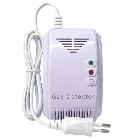 Détecteur de gaz combustible domestique 220 V pour cuisine, fuite de gaz naturel (1/5)