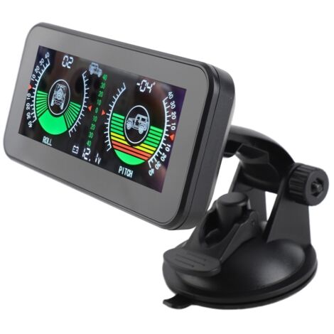 Inclinomètre intelligent universel pour voiture, jauge d'inclinaison haute résolution avec affichage tête haute numérique (HUD), mesureur d'angle et de pente pour automobile
