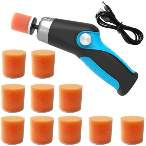Kit polisseuse électrique rechargeable USB pour voiture, mini machine portable de ponçage et réparation des rayures automobile