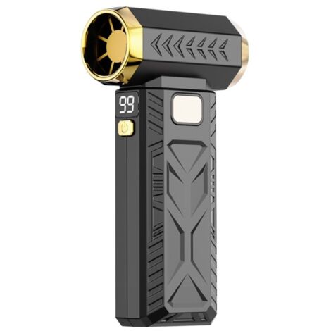 Souffleur d'air électrique portable, ventilateur turbo sans balais puissant 250000 tr/min, débit d'air 53 m/s, chargement Type-C (1/5)