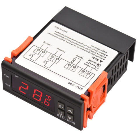 Contrôleur de température numérique STC-1000, Régulateur de température intelligent DC 24V, Thermostat pour réfrigérateur,thermostat connecté