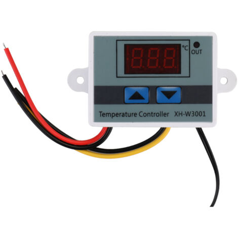 Contrôleur de Température Numérique XH-W3001, Régulateur Thermique Micro-ordinateur, Thermostat avec Thermocouple, Écran LCD (1/5)