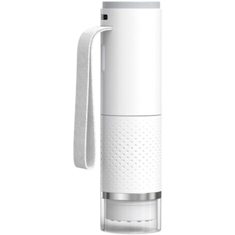 Microscope portable sans fil WiFi 1200X, loupe endoscopique rechargeable avec caméra numérique optique 2 Mpx, grossissement 50-1000X et 8 LED réglables, compatible PC(Blanc) (1/5)