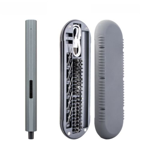 Kit de Tournevis Miniature Rechargeable 48 Pièces avec Embouts, Idéal pour Travaux DIY et Réparations Précises, Compact et Facile à Utiliser (1/5)