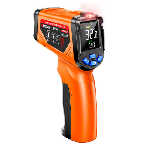 Thermomètre infrarouge sans contact, capteur IR, plage de mesure -20℃650℃/-4℉1202℉, mesure rapide, outil de mesure de température (1/5)