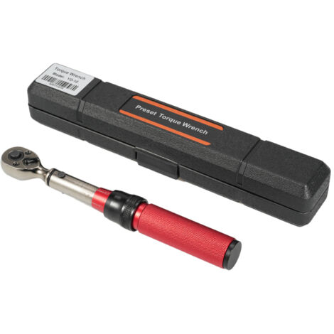 Clé dynamométrique à cliquet 1/4 pouce, 72 dents, réversible et bidirectionnelle, avec boucle, pour l'entretien de vélos, motos et voitures (0,74-7,38 pi-lb/1-10 Nm)