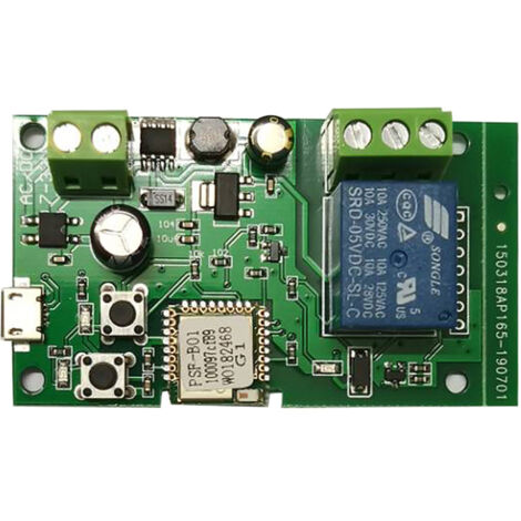 Module relais sans fil eWeLink Wifi, domotique, commande à distance, minuterie, contrôle vocal Google Home, DC5V 12V 24V 32V