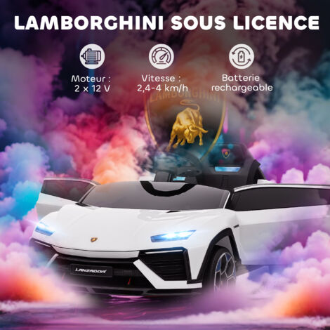 Voiture Électrique Enfant 12V FINOOS – Télécommande 2.4GHz, 2 Moteurs 35W, Siège 1-4 Ans (Noir)