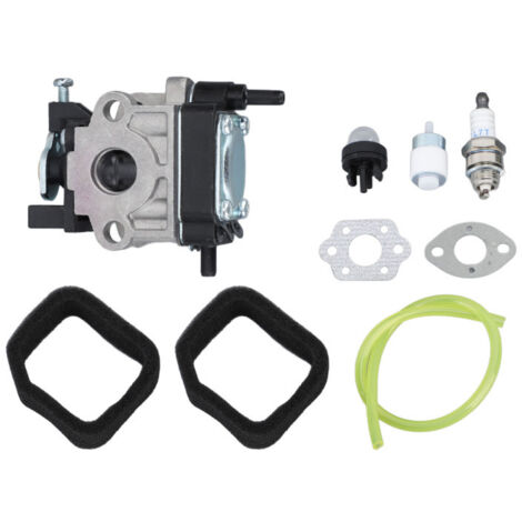 Ensemble de carburateur, bougie d'allumage, filtre à air, éponge et poire d'amorçage pour souffleur de feuilles Hitachi RB24EA (1/5)