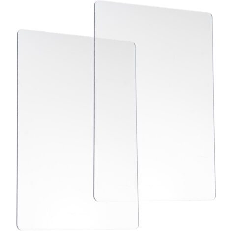 Plaques découpe polycarbonate 20x15 cm (2 pcs) pour machine gaufrer A5. Compatibles découpe/gaufrage. Idéales loisirs créatifs. (1/5)